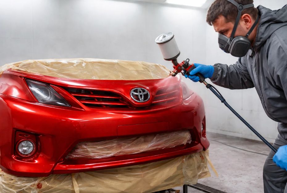  | Ремонт заднего крыла Toyota