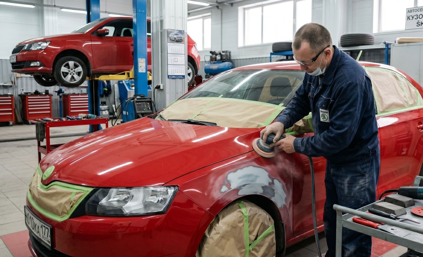  | Ремонт крыла Skoda Rapid