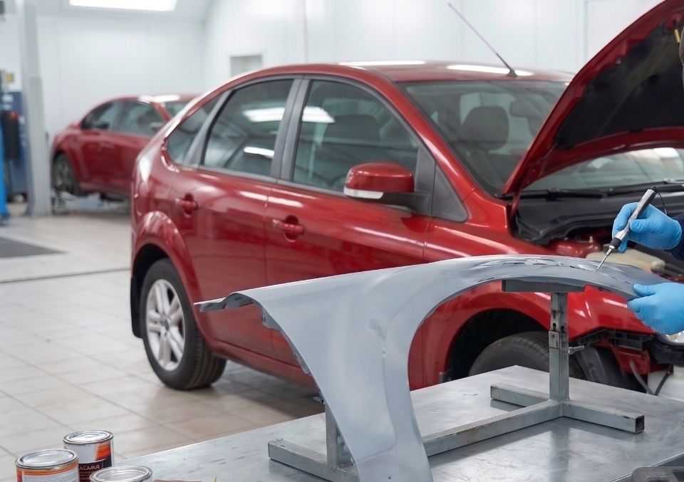  | Замена переднего крыла Ford Focus 2